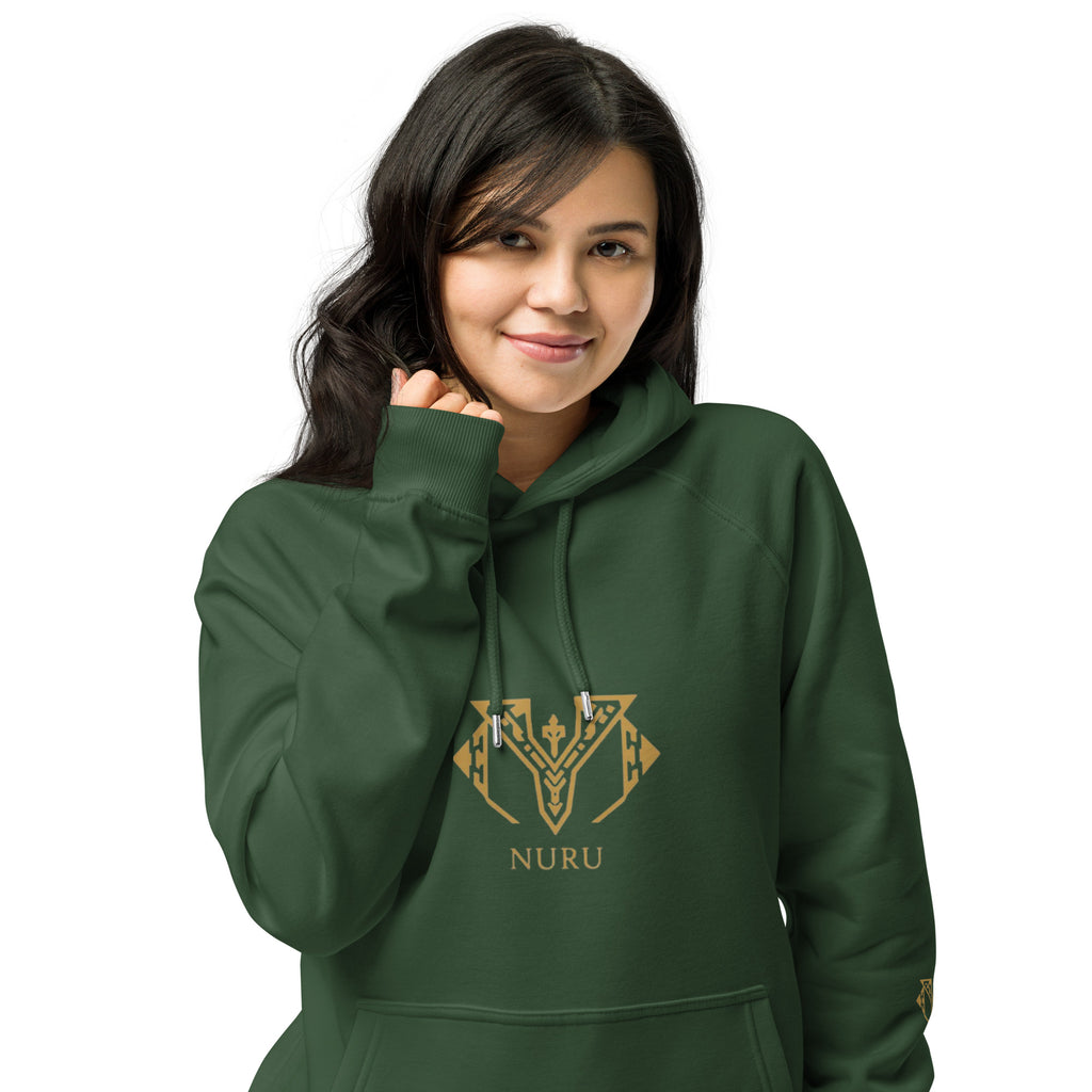 NURU ECO RAGLAN HOODIE - Glow By Hellen