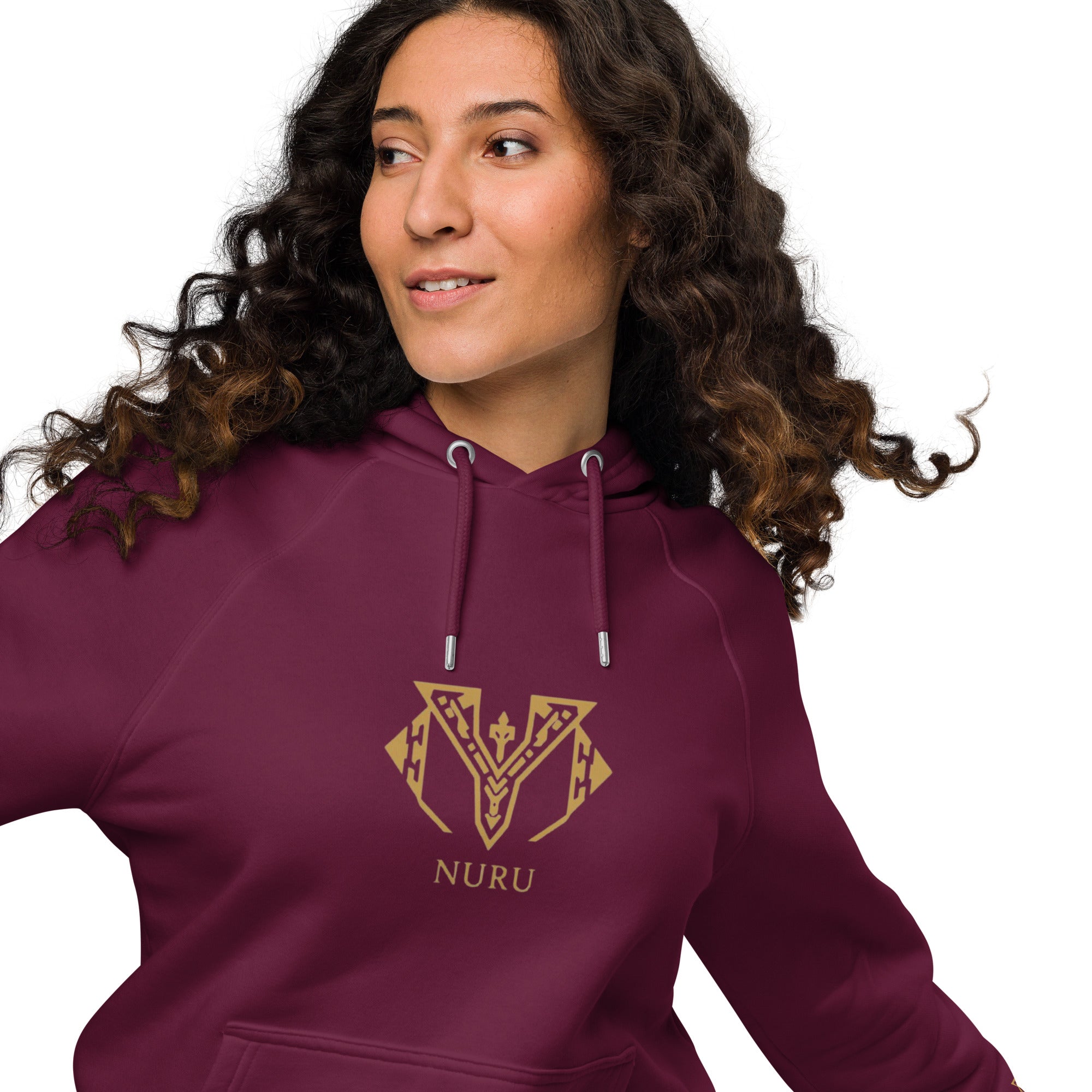 NURU ECO RAGLAN HOODIE - Glow By Hellen