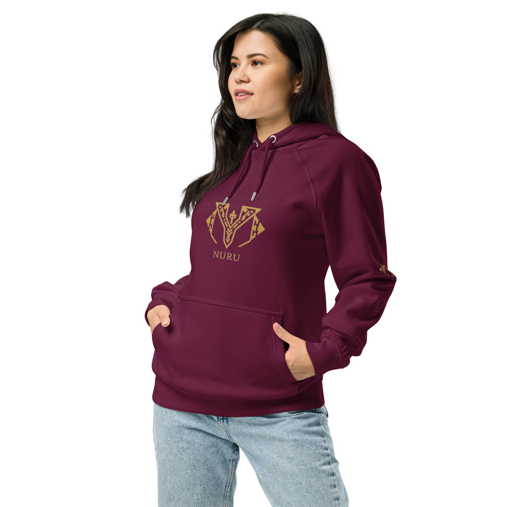 NURU ECO RAGLAN HOODIE - Glow By Hellen