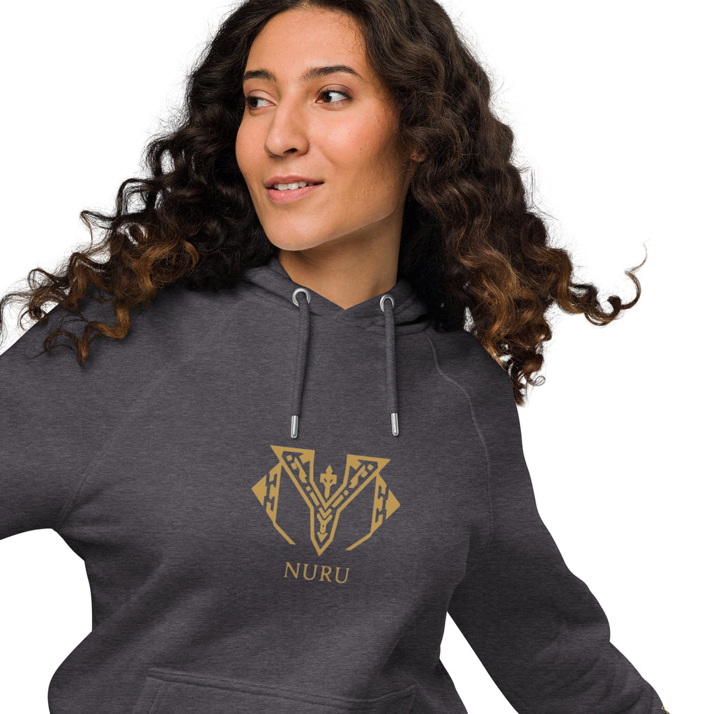 NURU ECO RAGLAN HOODIE - Glow By Hellen