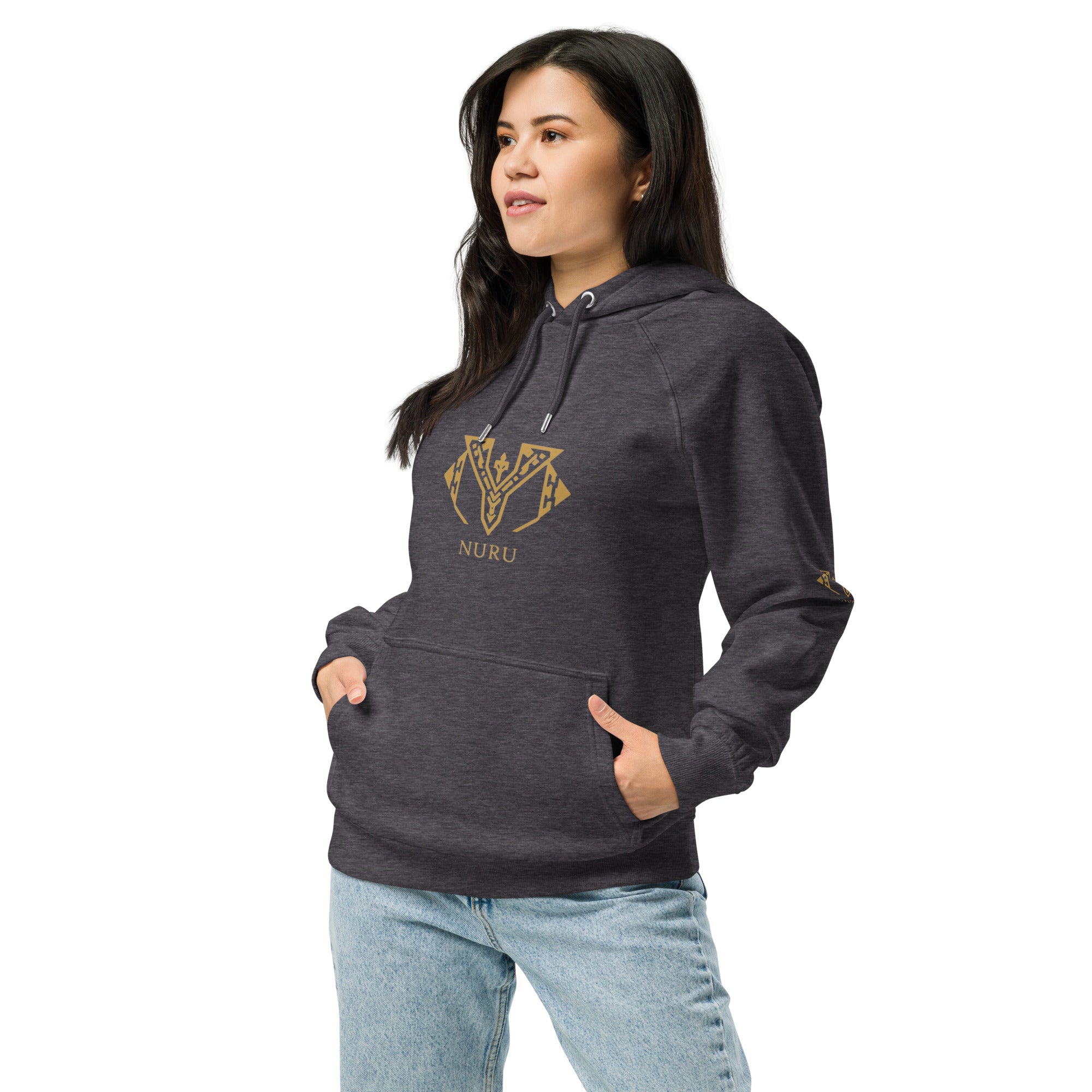 NURU ECO RAGLAN HOODIE - Glow By Hellen