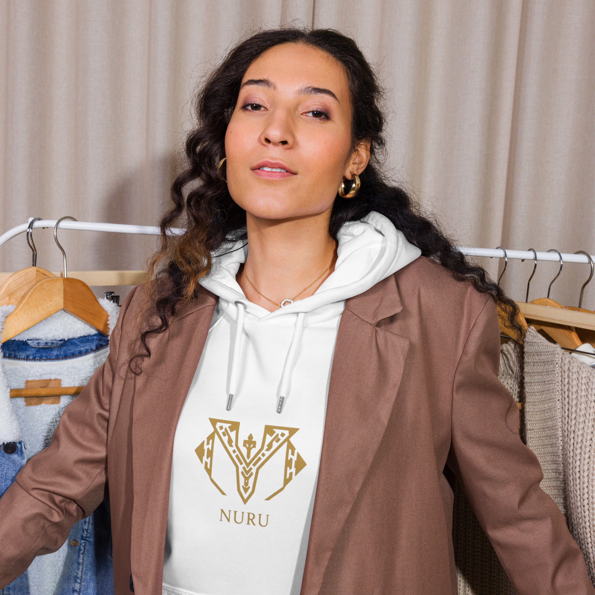 NURU ECO RAGLAN HOODIE - Glow By Hellen
