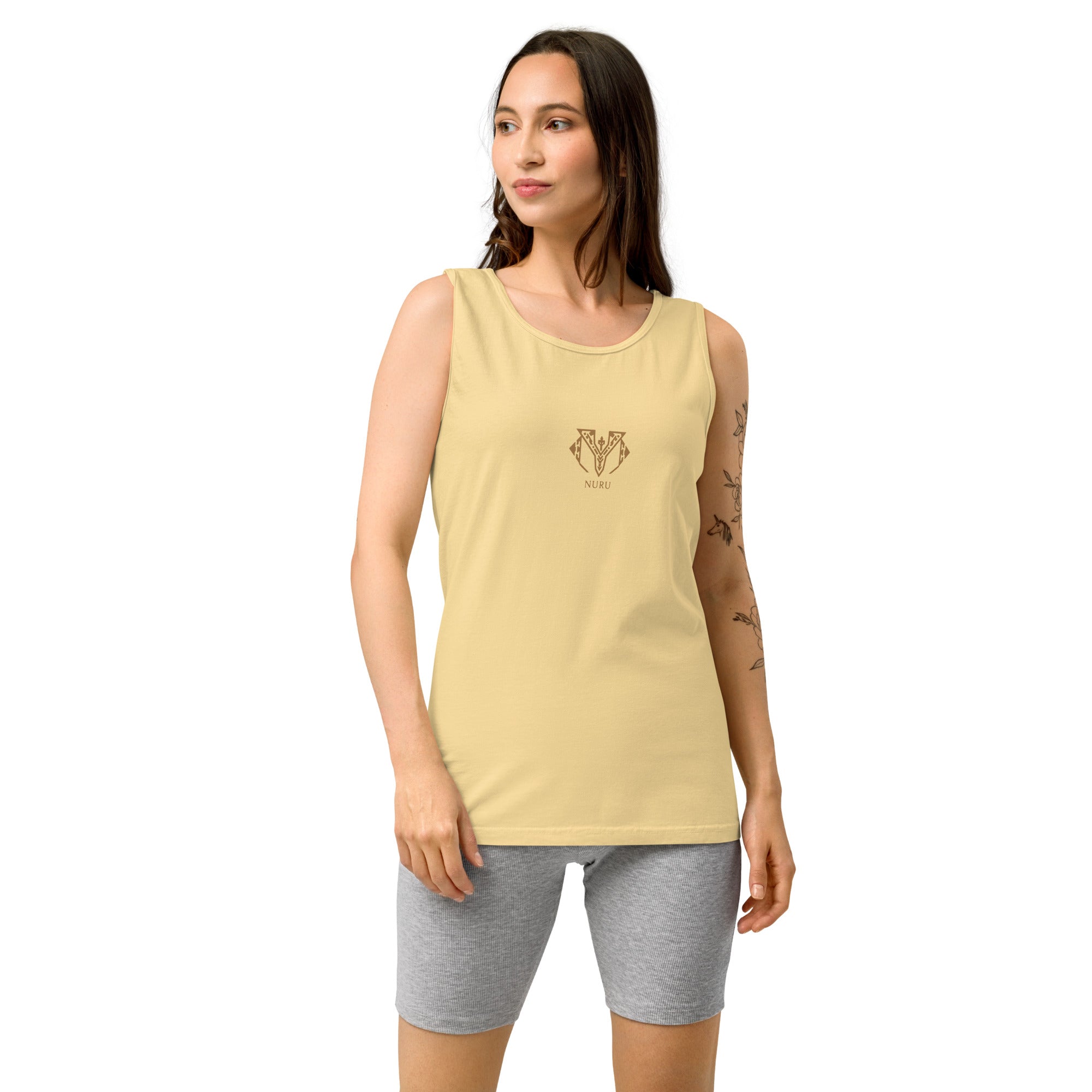 NURU SACRED GARMENT-DYED TANK TOP - Glow By Hellen Main image