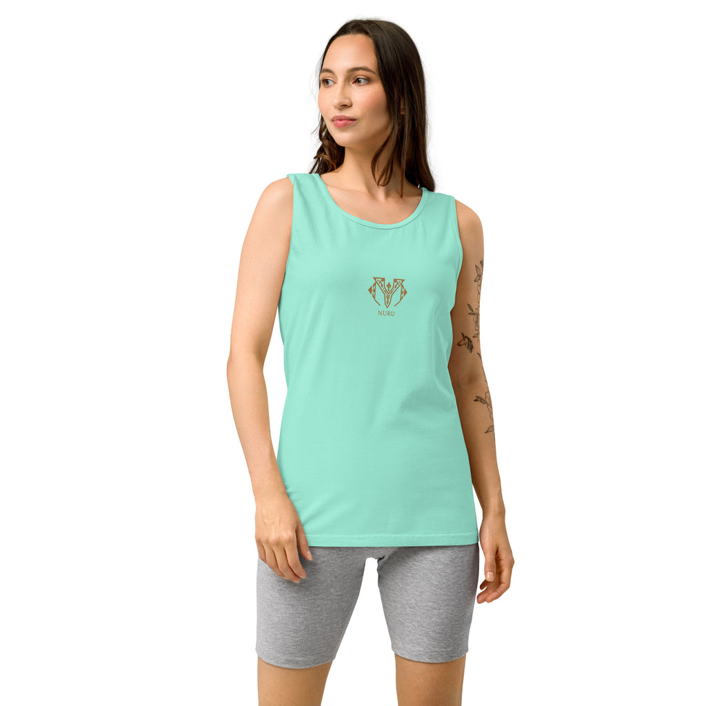 NURU SACRED GARMENT-DYED TANK TOP - Glow By Hellen