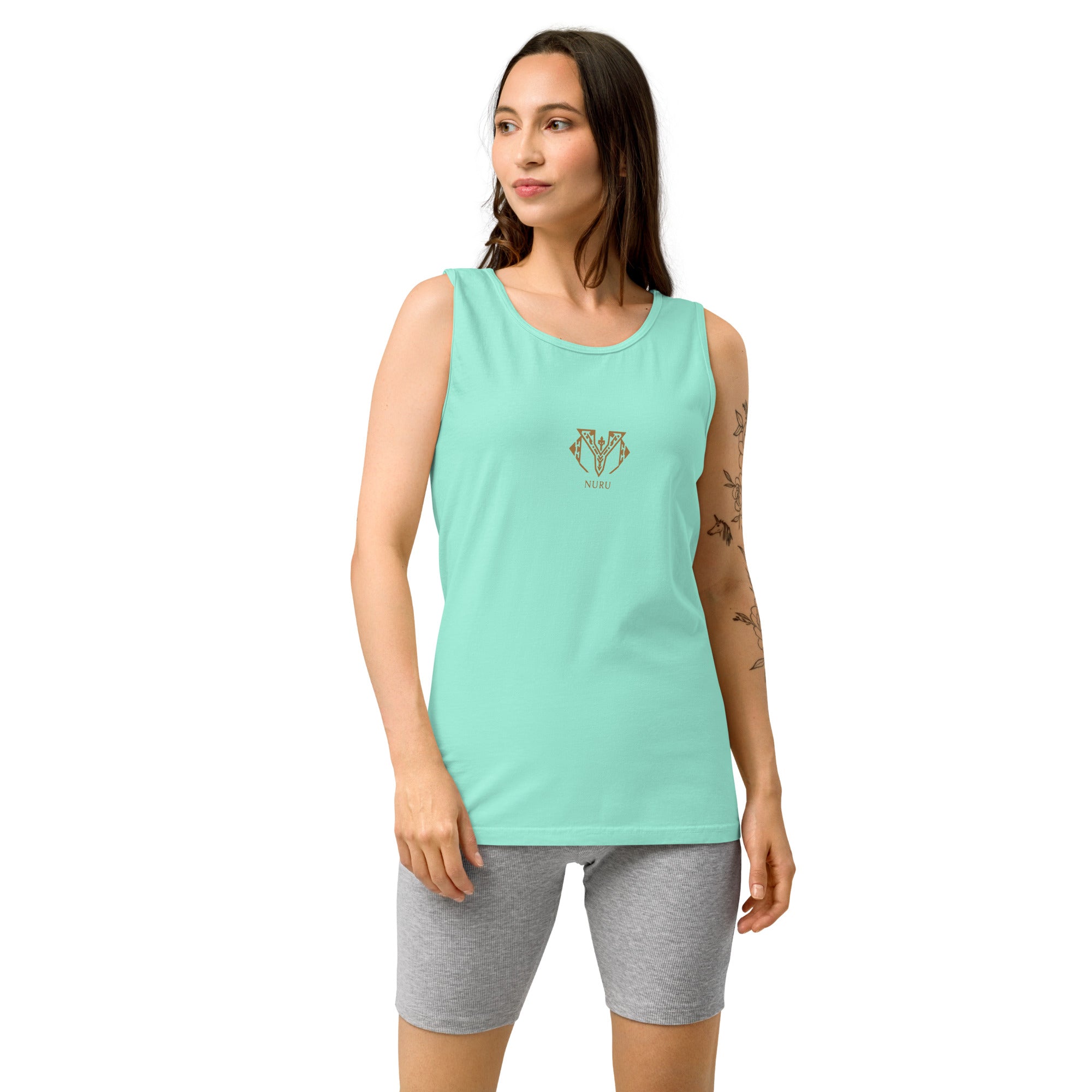 NURU SACRED GARMENT-DYED TANK TOP - Glow By Hellen