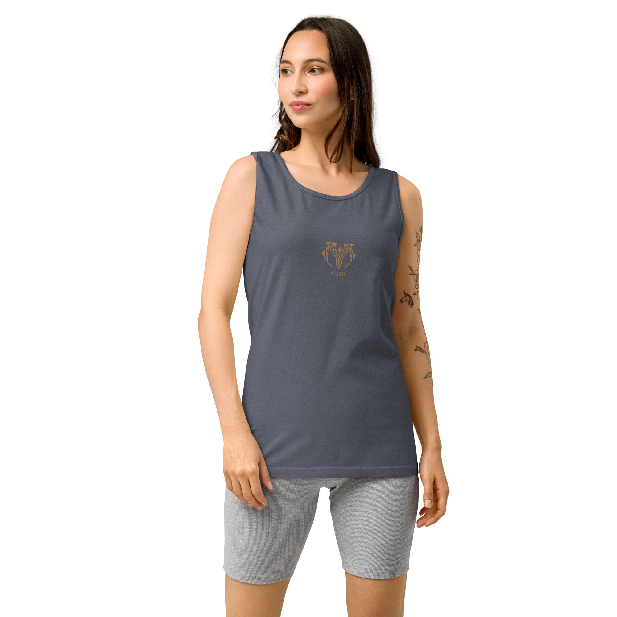 NURU SACRED GARMENT-DYED TANK TOP - Glow By Hellen