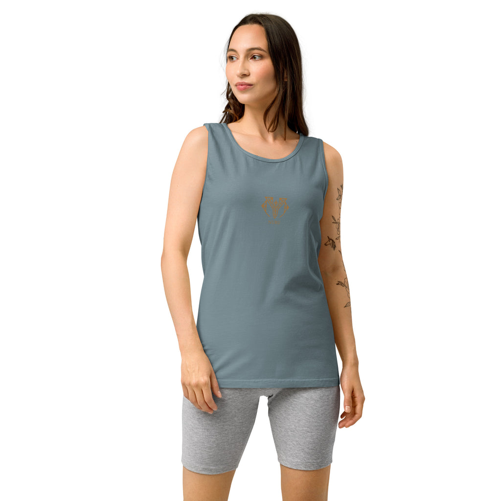 NURU SACRED GARMENT-DYED TANK TOP - Glow By Hellen