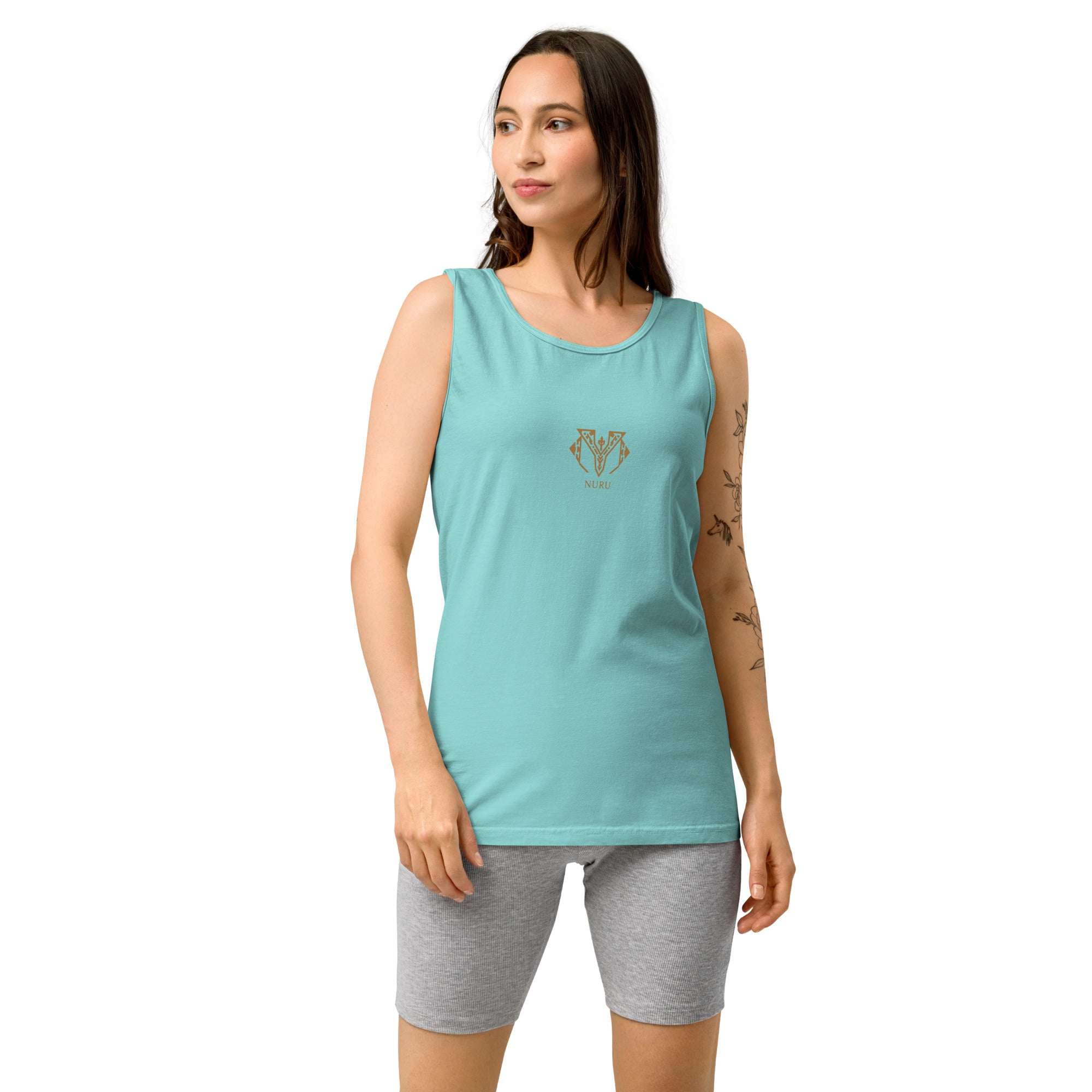 NURU SACRED GARMENT-DYED TANK TOP - Glow By Hellen