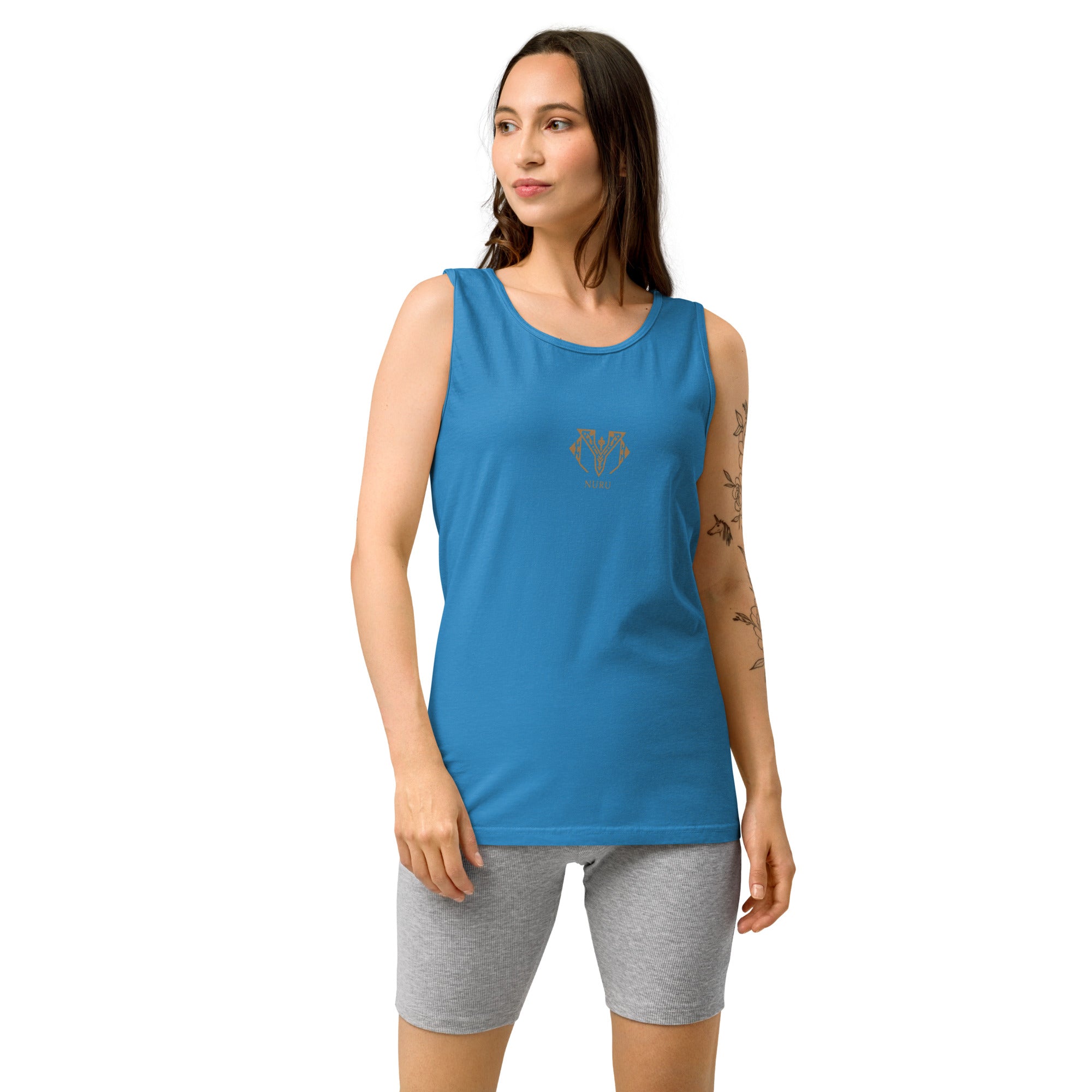 NURU SACRED GARMENT-DYED TANK TOP - Glow By Hellen