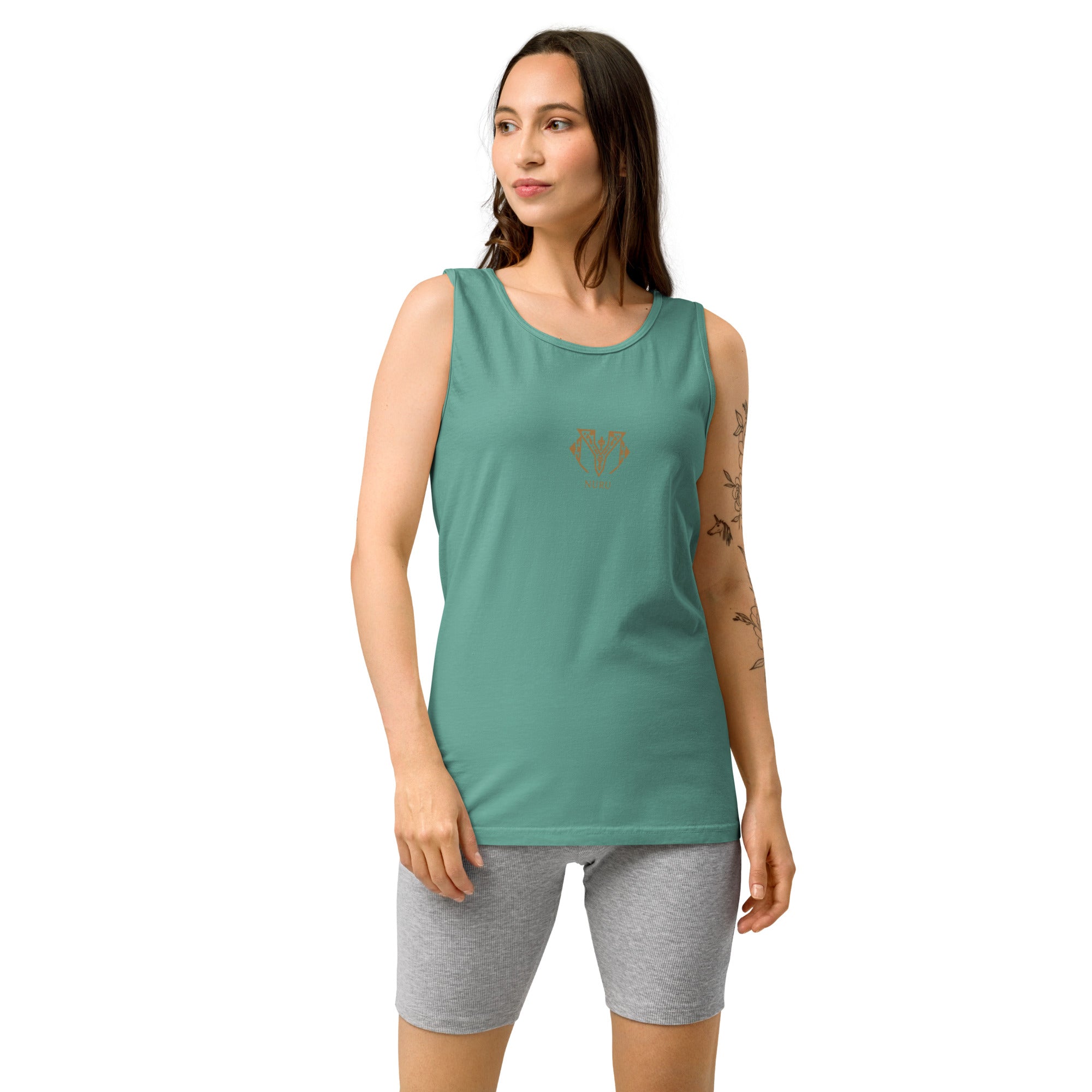 NURU SACRED GARMENT-DYED TANK TOP - Glow By Hellen