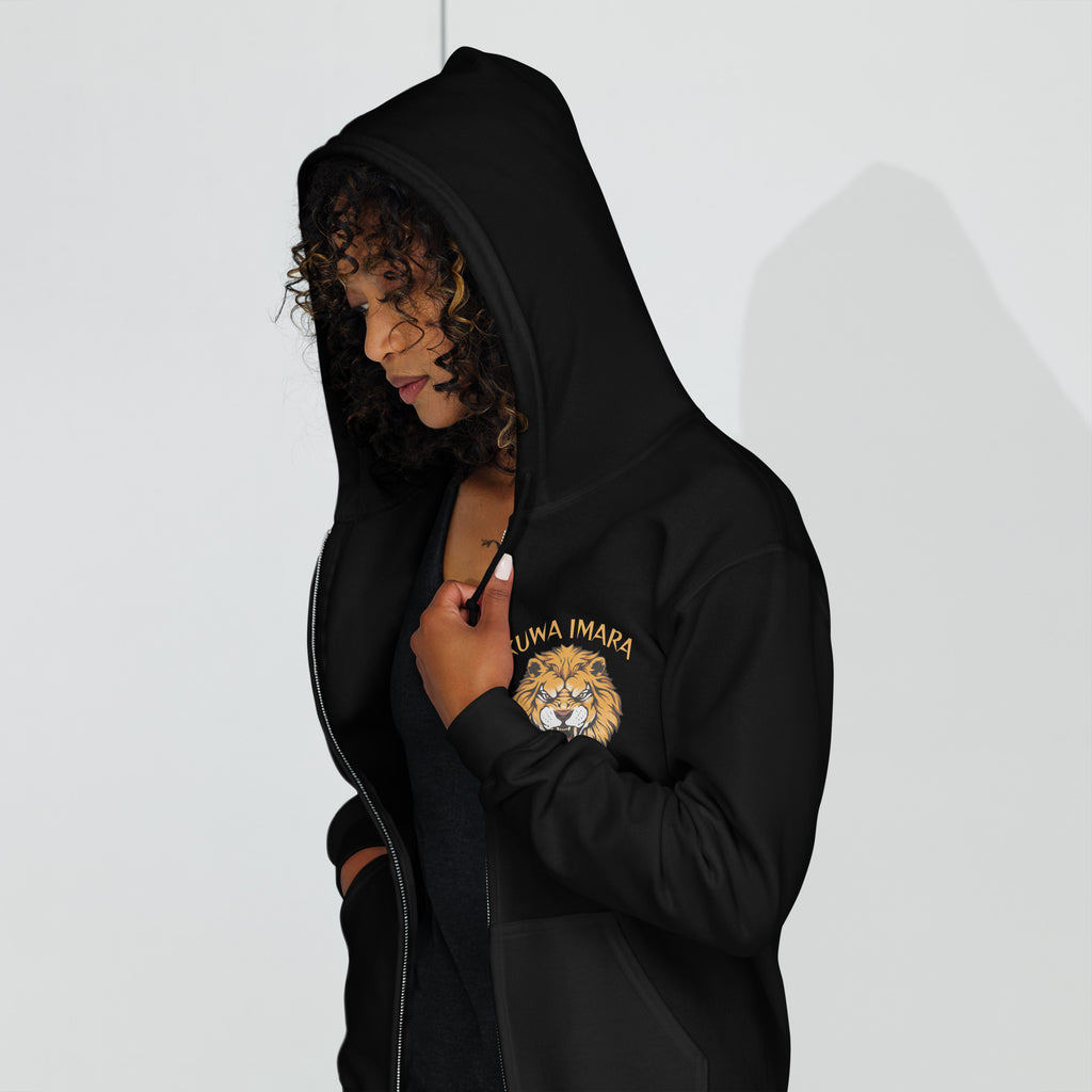 KUWA IMARA RESILIENCE ZIP HOODIE - Glow By Hellen