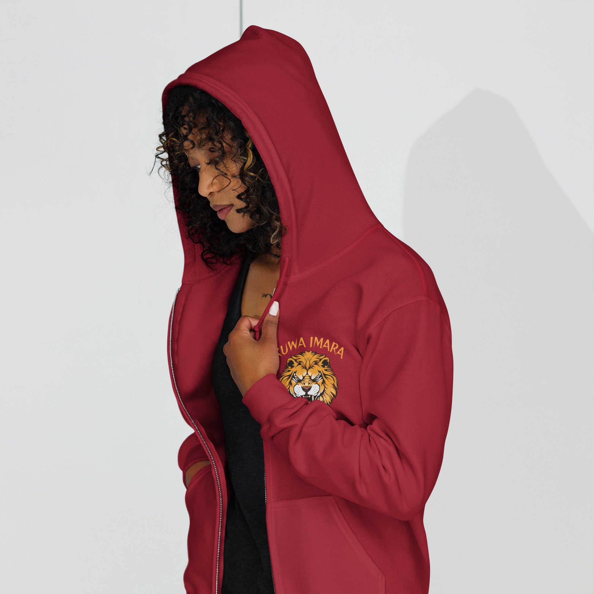 KUWA IMARA RESILIENCE ZIP HOODIE - Glow By Hellen