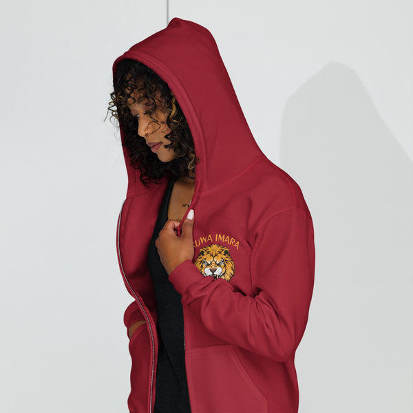 KUWA IMARA RESILIENCE ZIP HOODIE - Glow By Hellen