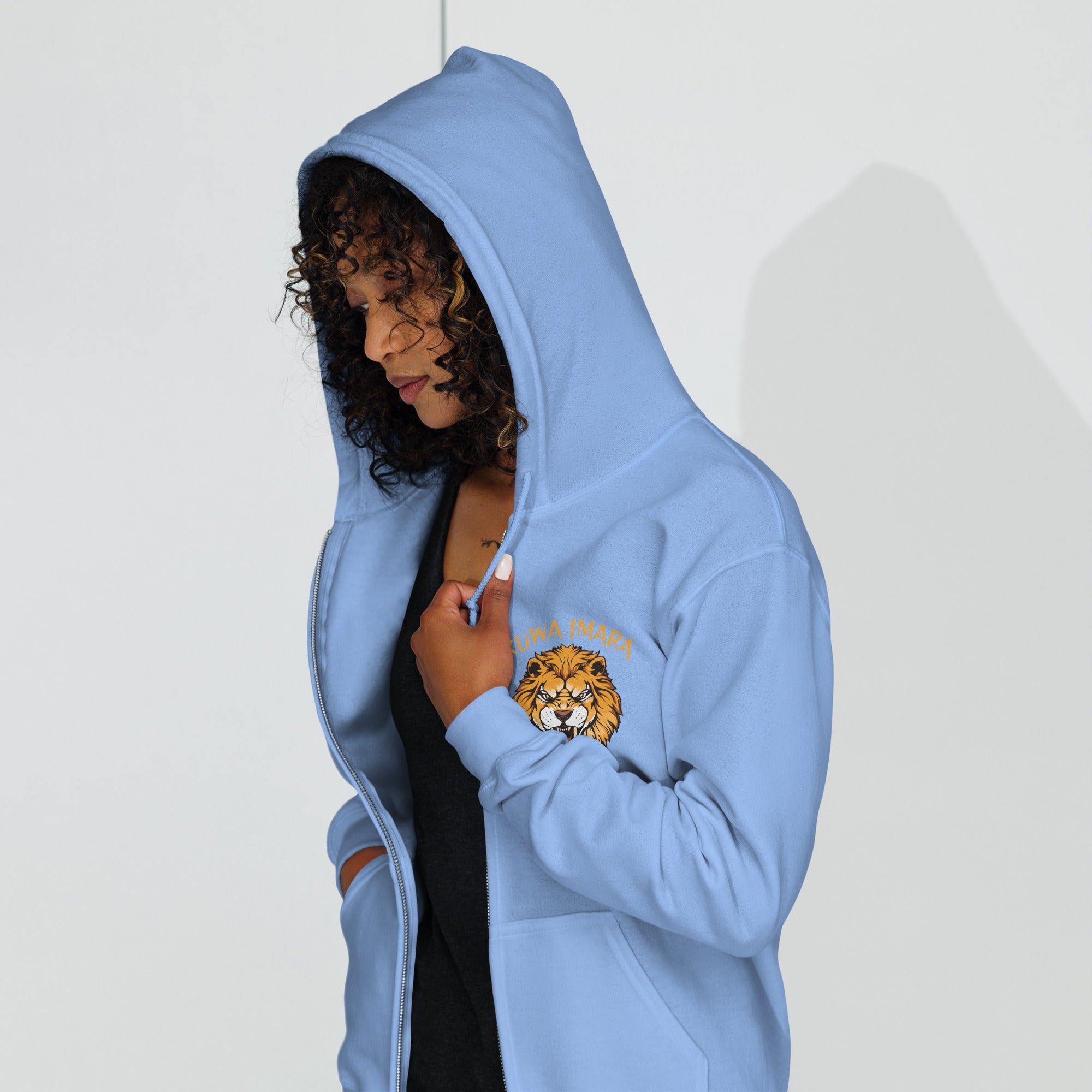 KUWA IMARA RESILIENCE ZIP HOODIE - Glow By Hellen
