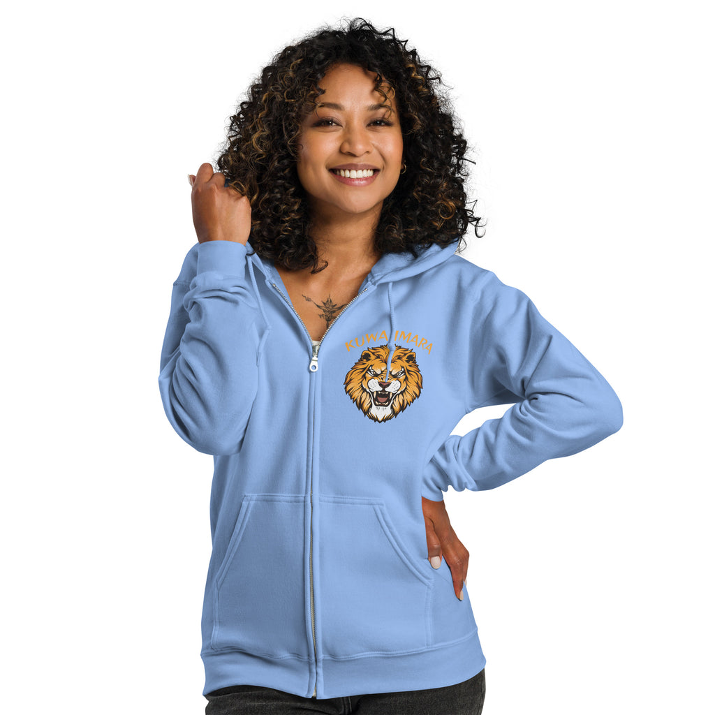 KUWA IMARA RESILIENCE ZIP HOODIE - Glow By Hellen