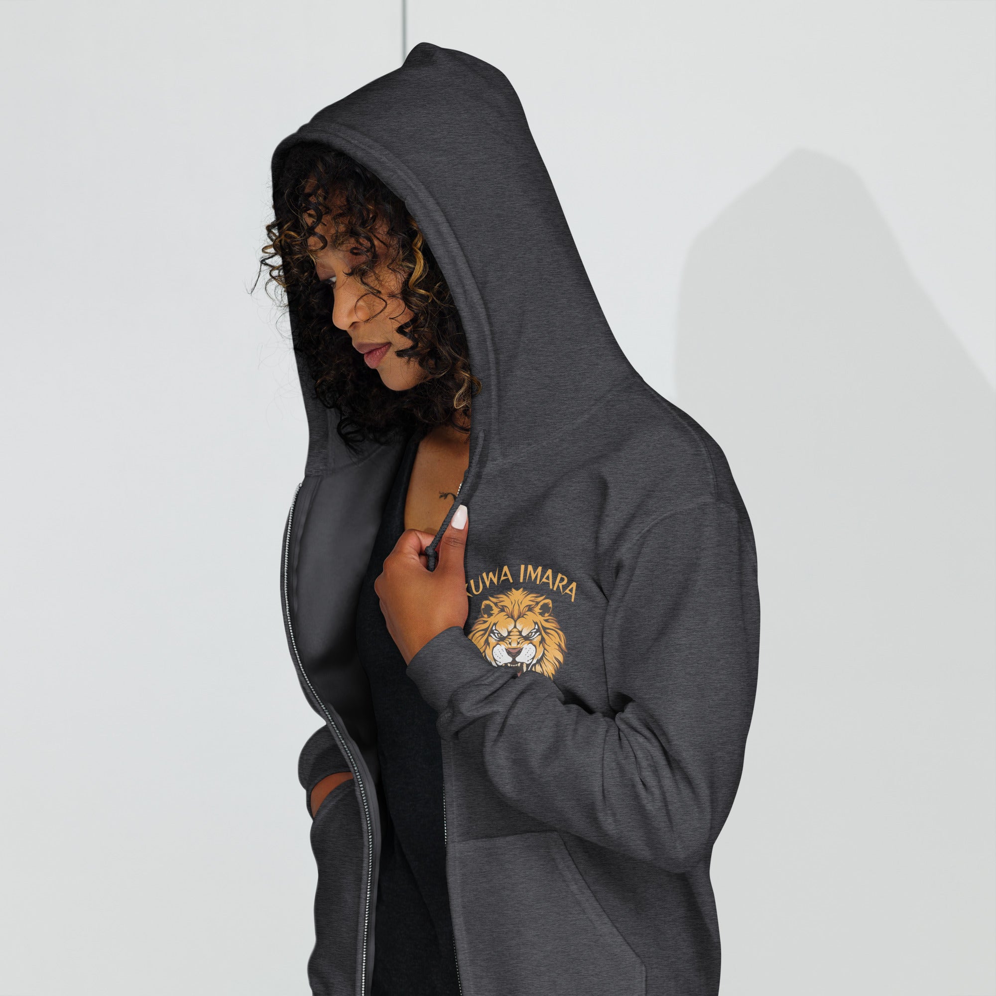 KUWA IMARA RESILIENCE ZIP HOODIE - Glow By Hellen
