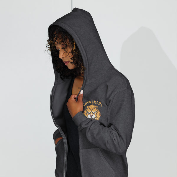 KUWA IMARA RESILIENCE ZIP HOODIE - Glow By Hellen