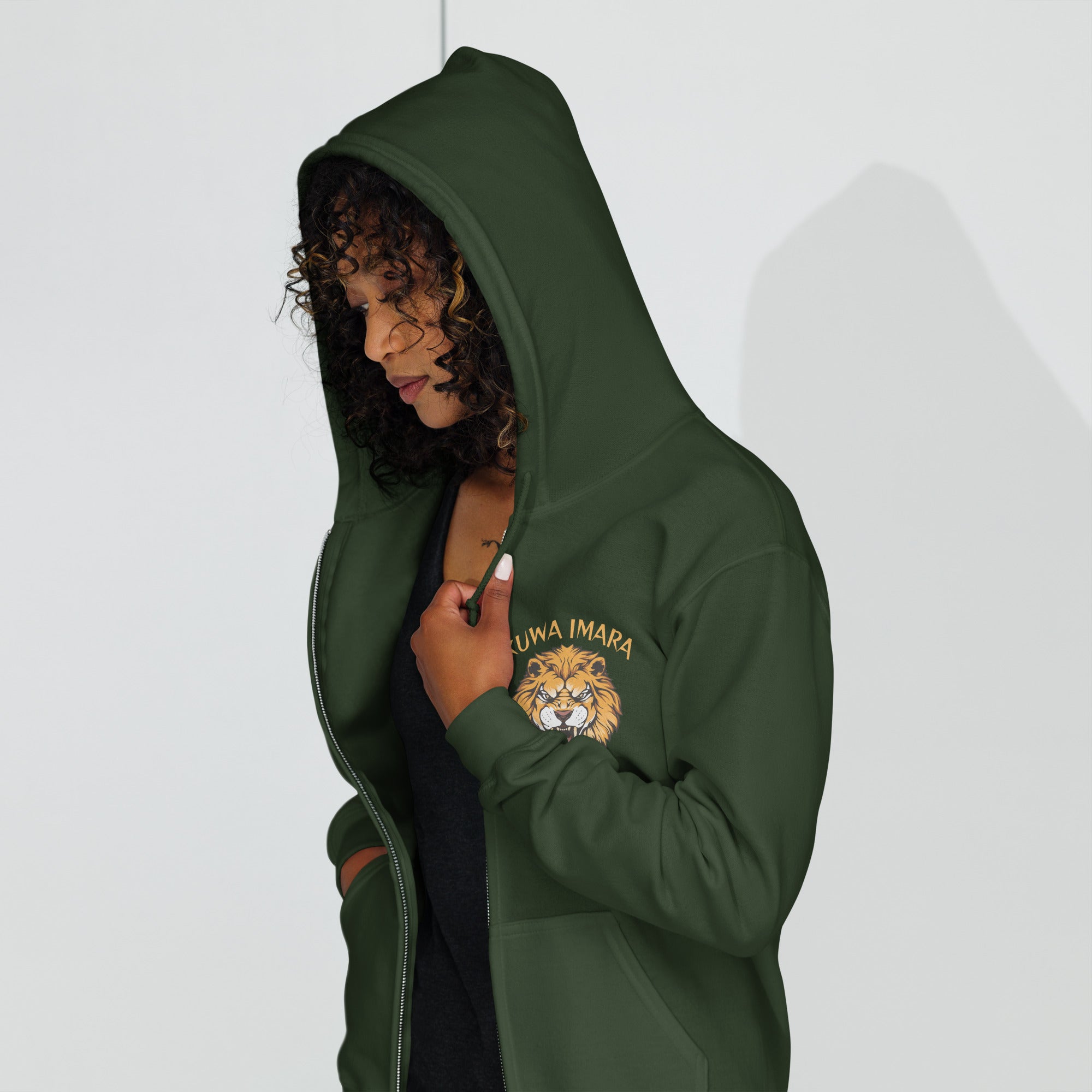 KUWA IMARA RESILIENCE ZIP HOODIE - Glow By Hellen