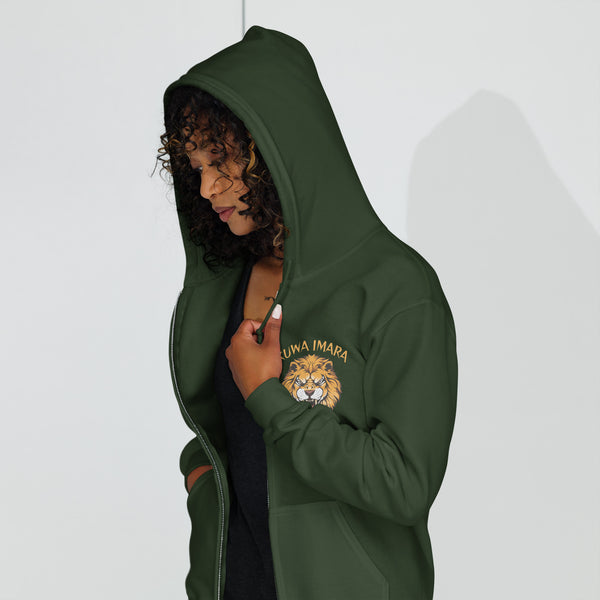 KUWA IMARA RESILIENCE ZIP HOODIE - Glow By Hellen