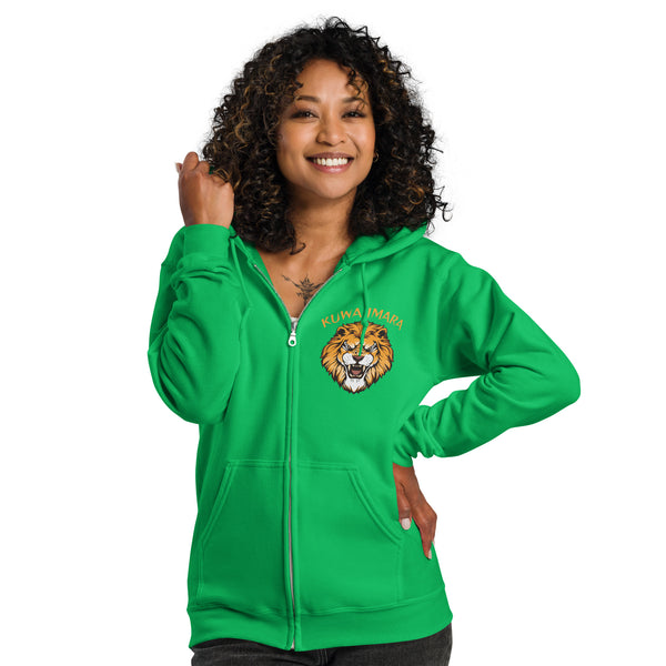 KUWA IMARA RESILIENCE ZIP HOODIE - Glow By Hellen