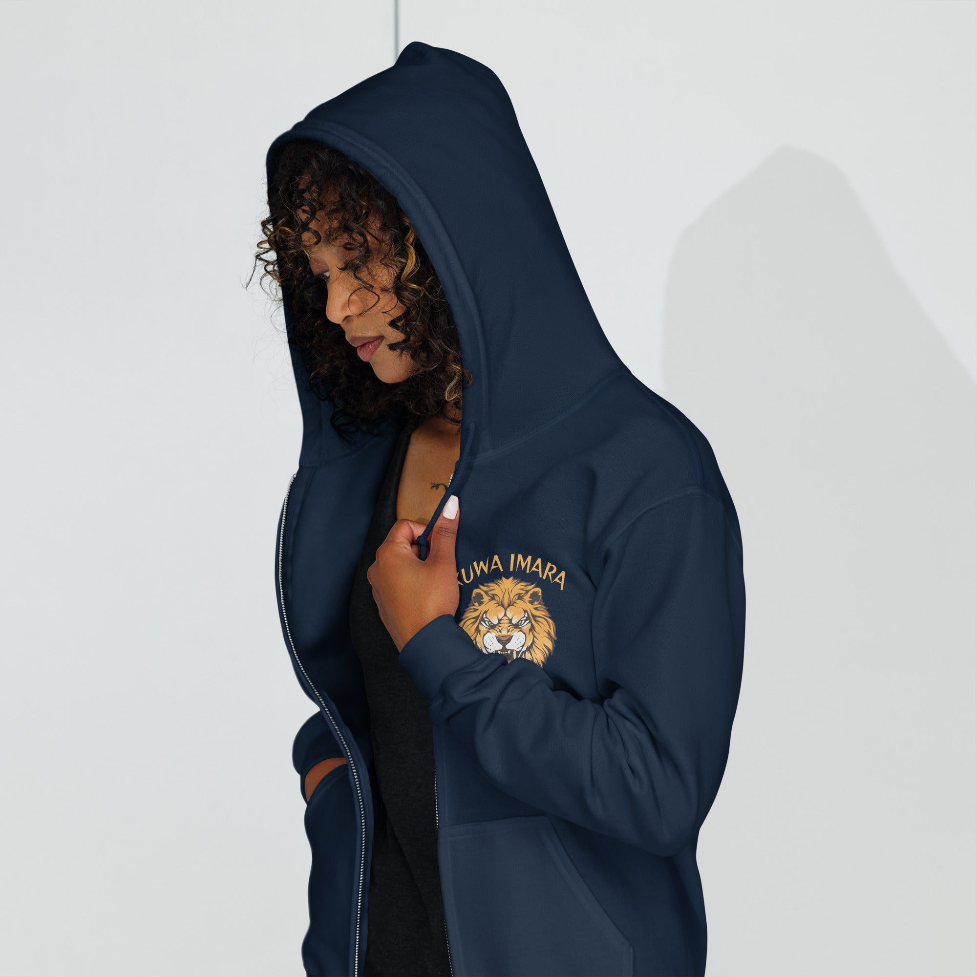 KUWA IMARA RESILIENCE ZIP HOODIE - Glow By Hellen