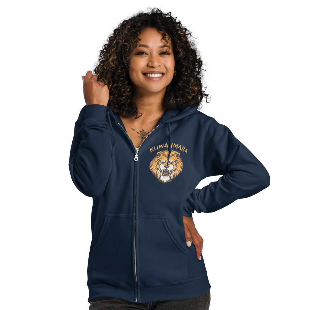 KUWA IMARA RESILIENCE ZIP HOODIE - Glow By Hellen