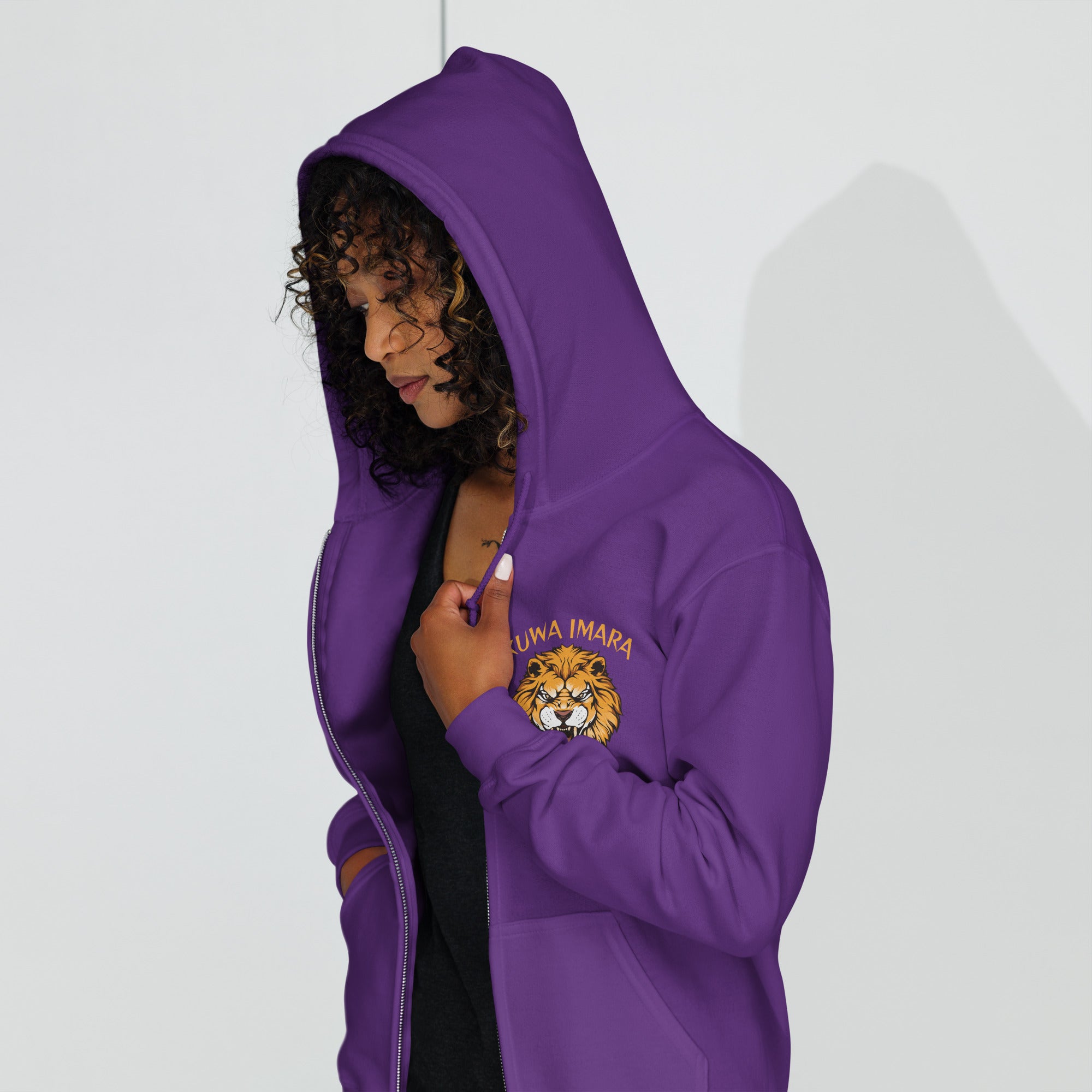 KUWA IMARA RESILIENCE ZIP HOODIE - Glow By Hellen