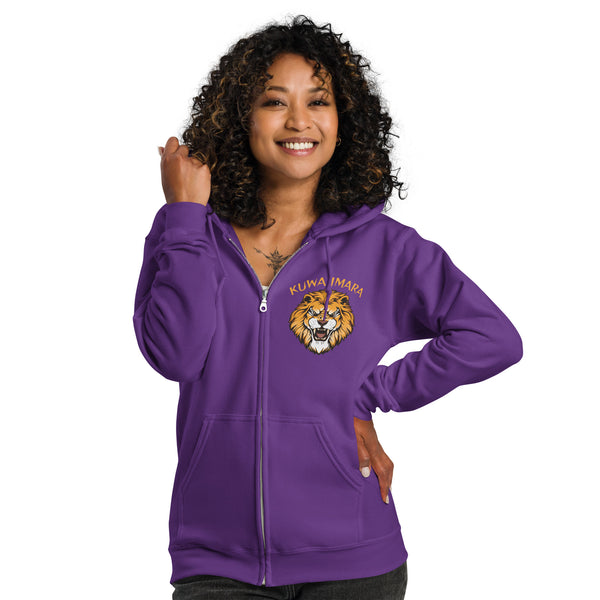 KUWA IMARA RESILIENCE ZIP HOODIE - Glow By Hellen