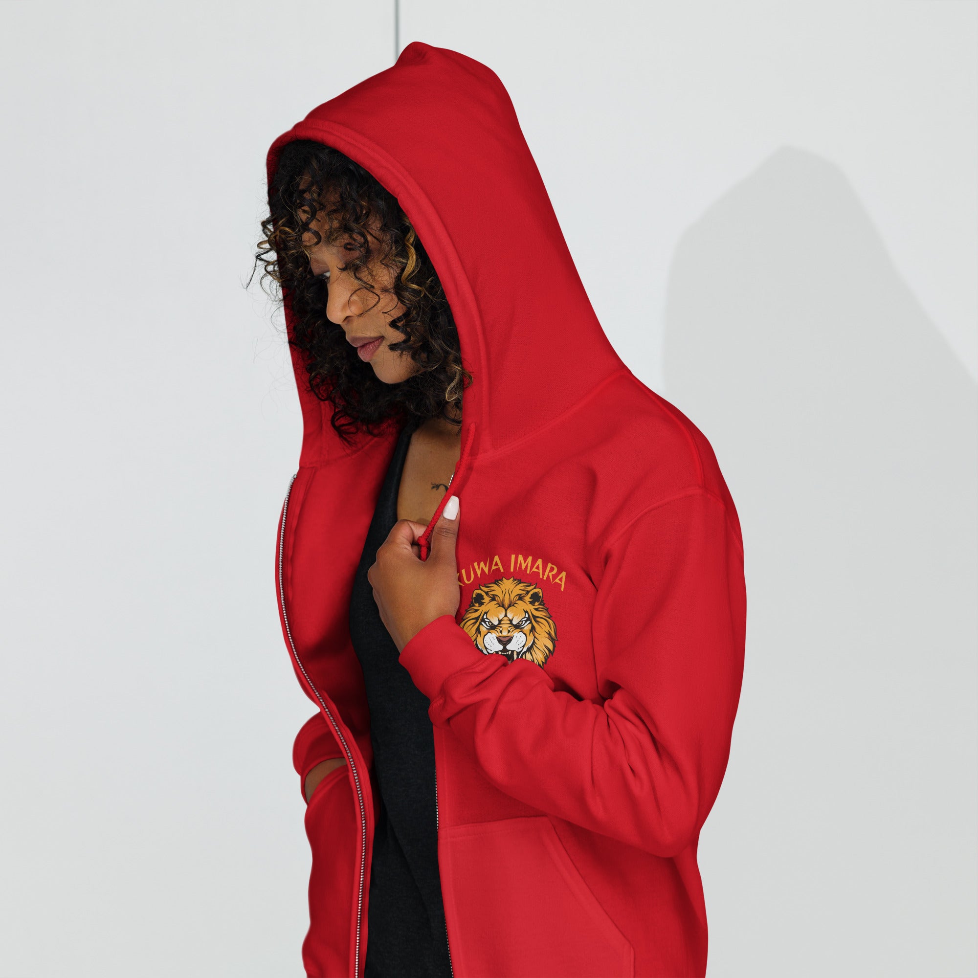 KUWA IMARA RESILIENCE ZIP HOODIE - Glow By Hellen