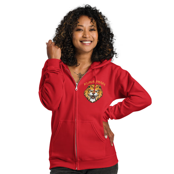 KUWA IMARA RESILIENCE ZIP HOODIE - Glow By Hellen