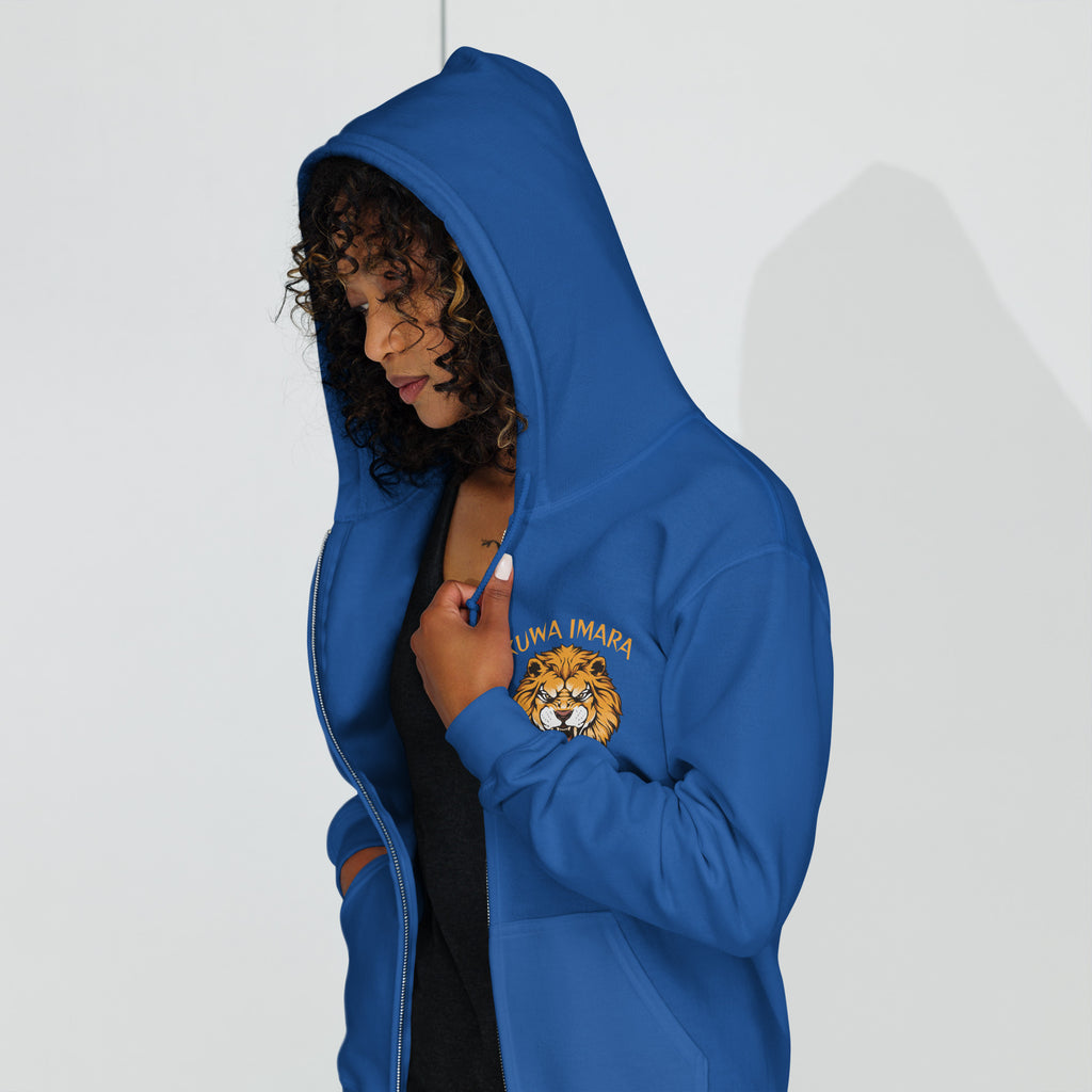 KUWA IMARA RESILIENCE ZIP HOODIE - Glow By Hellen