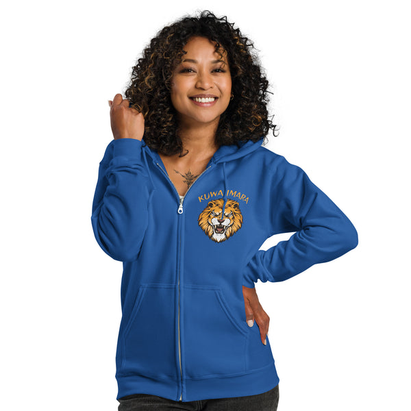 KUWA IMARA RESILIENCE ZIP HOODIE - Glow By Hellen