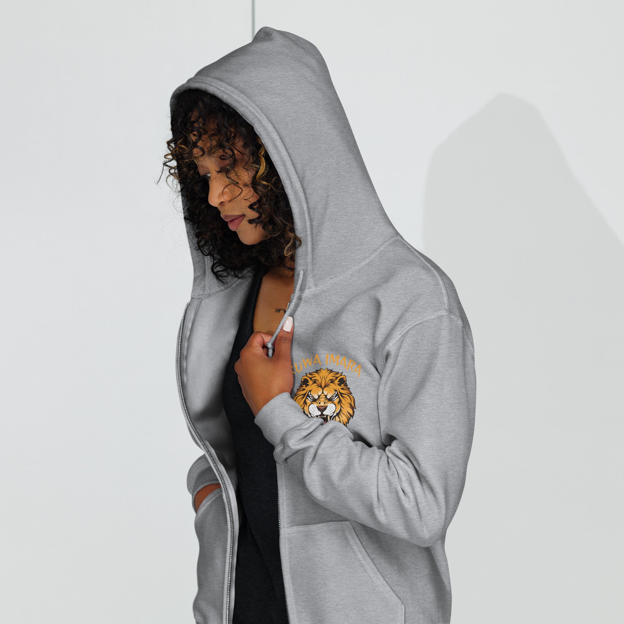 KUWA IMARA RESILIENCE ZIP HOODIE - Glow By Hellen