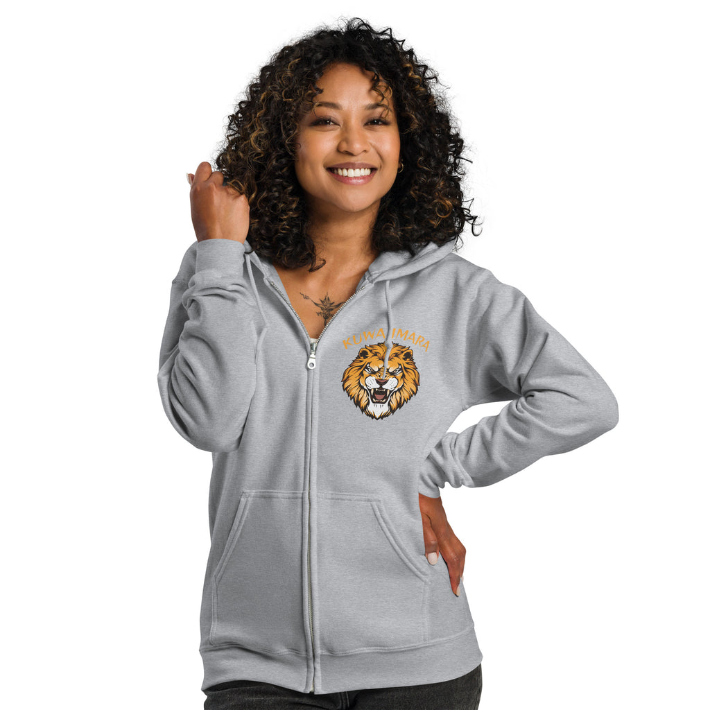 KUWA IMARA RESILIENCE ZIP HOODIE - Glow By Hellen