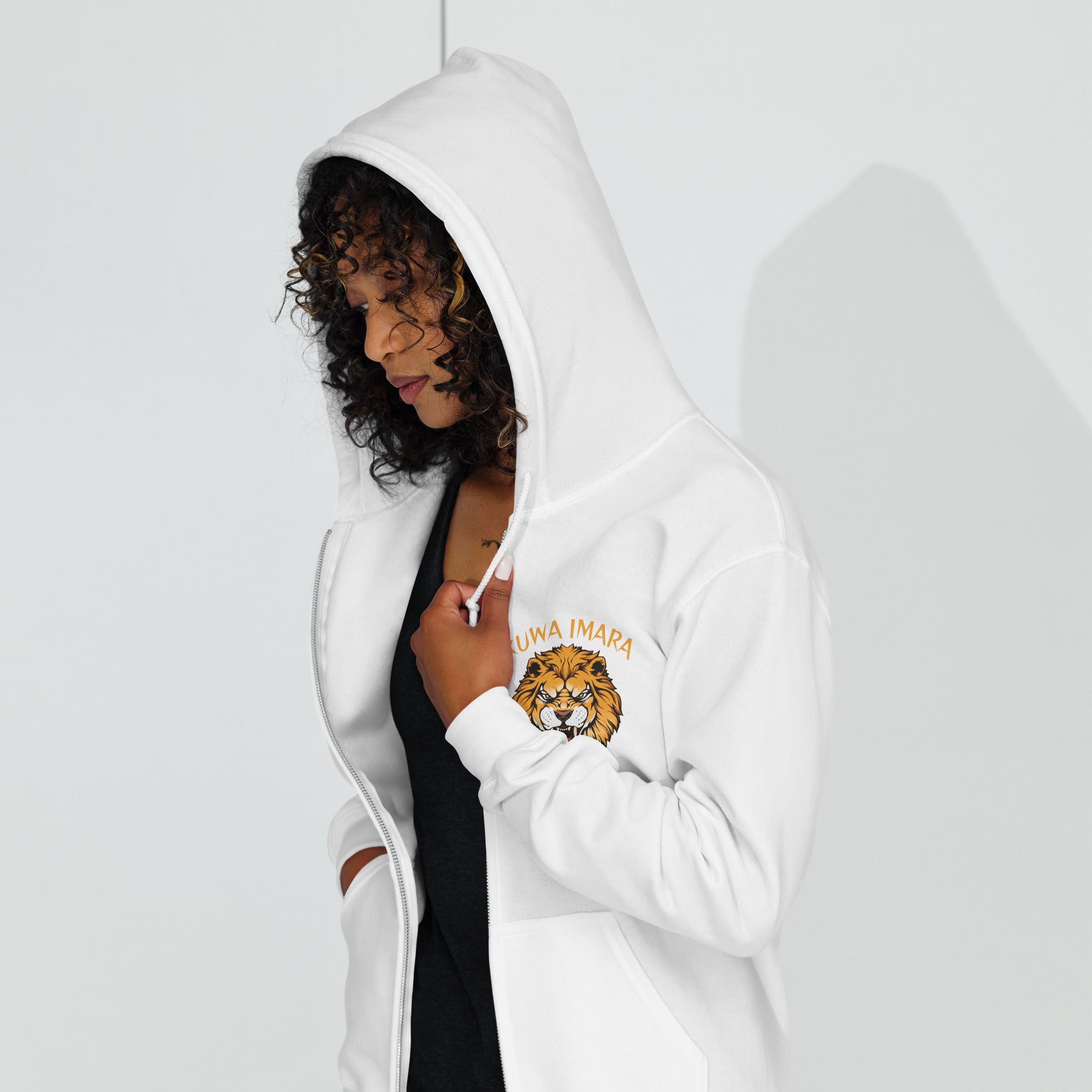 KUWA IMARA RESILIENCE ZIP HOODIE - Glow By Hellen