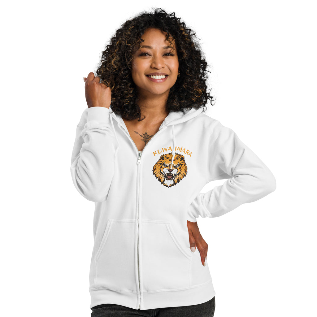 KUWA IMARA RESILIENCE ZIP HOODIE - Glow By Hellen