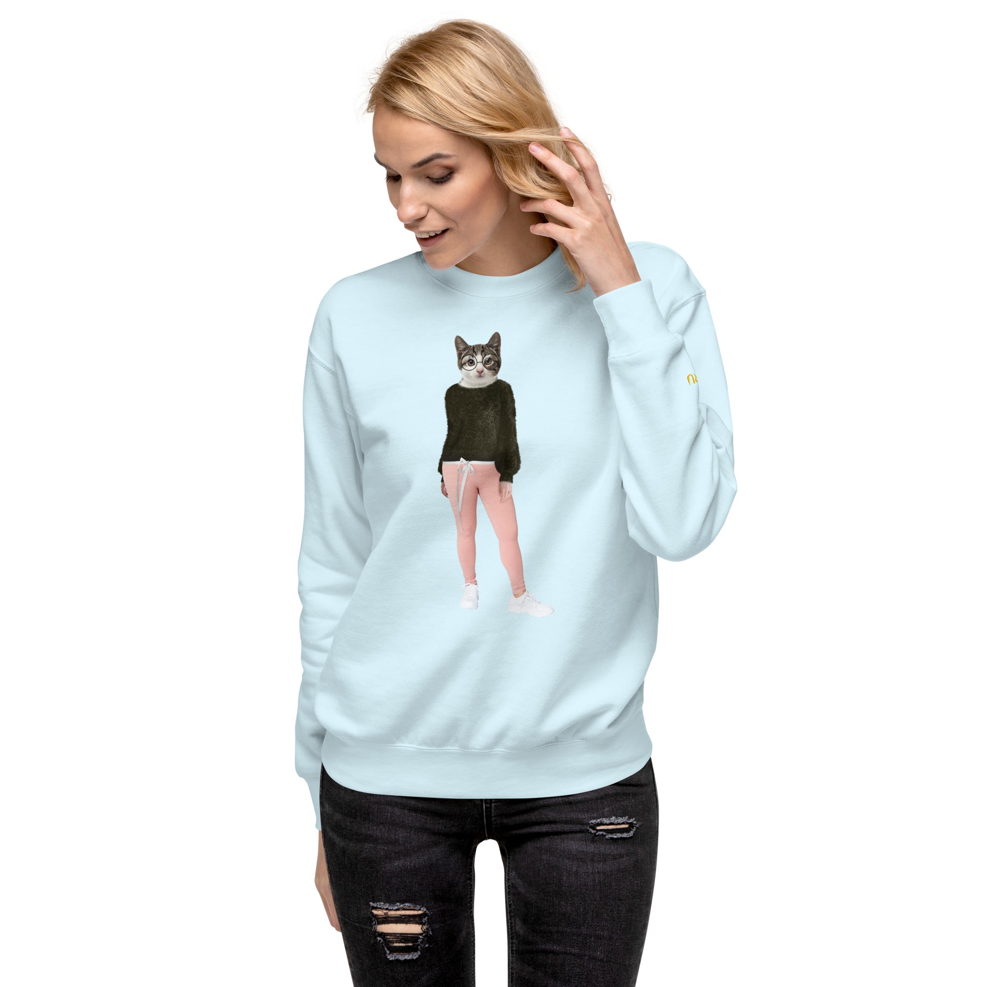 NURU CAT LIFESTYLE RITUAL SWEATSHIRT - Glow By Hellen Main image