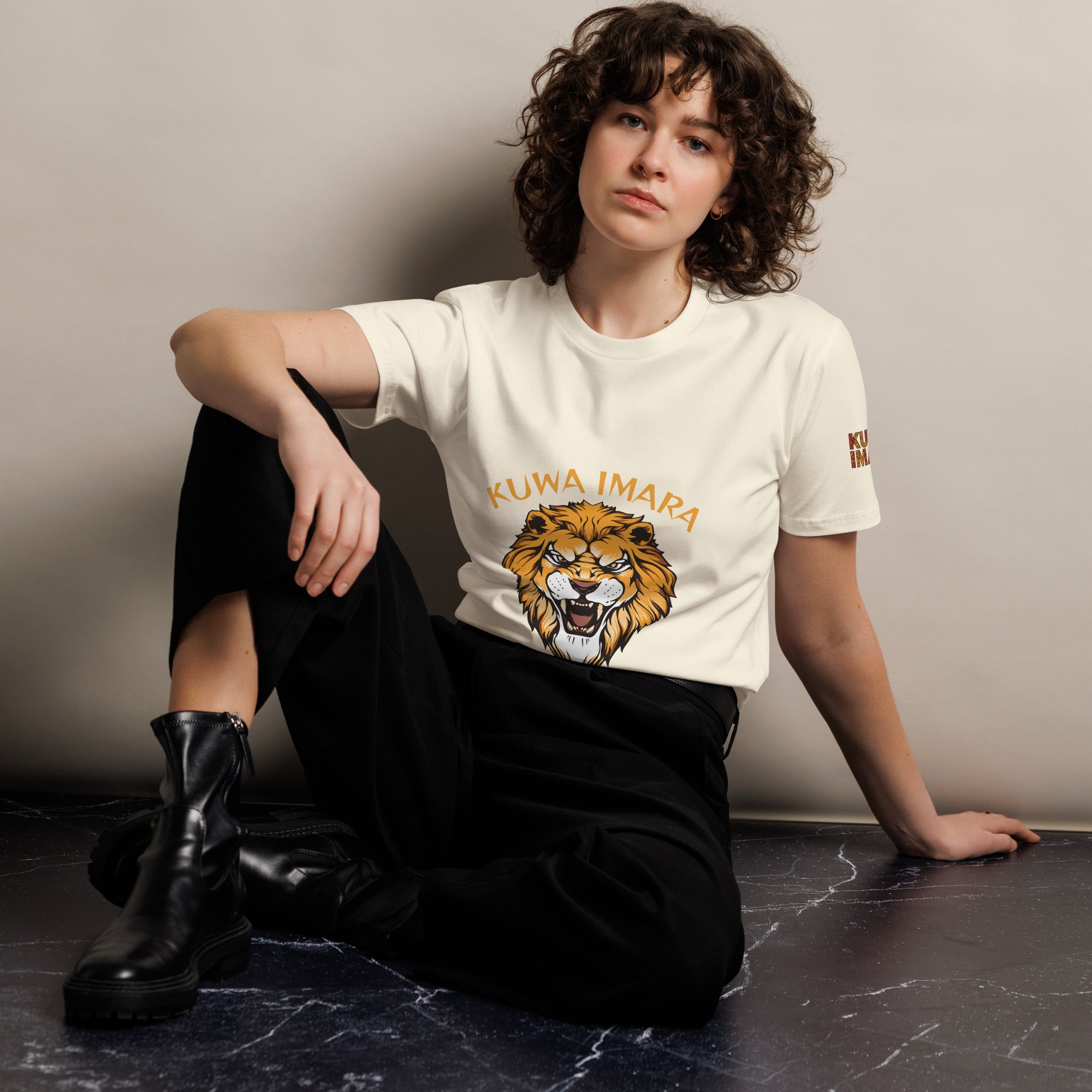 KUWA IMARA LION SOUL PREMIUM TEE - Glow By Hellen