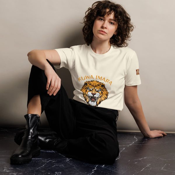 KUWA IMARA LION SOUL PREMIUM TEE - Glow By Hellen