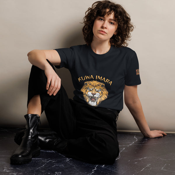 KUWA IMARA LION SOUL PREMIUM TEE - Glow By Hellen