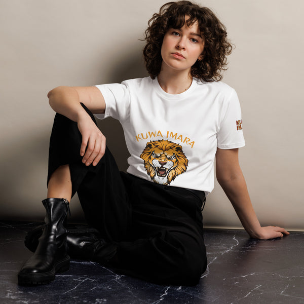KUWA IMARA LION SOUL PREMIUM TEE - Glow By Hellen