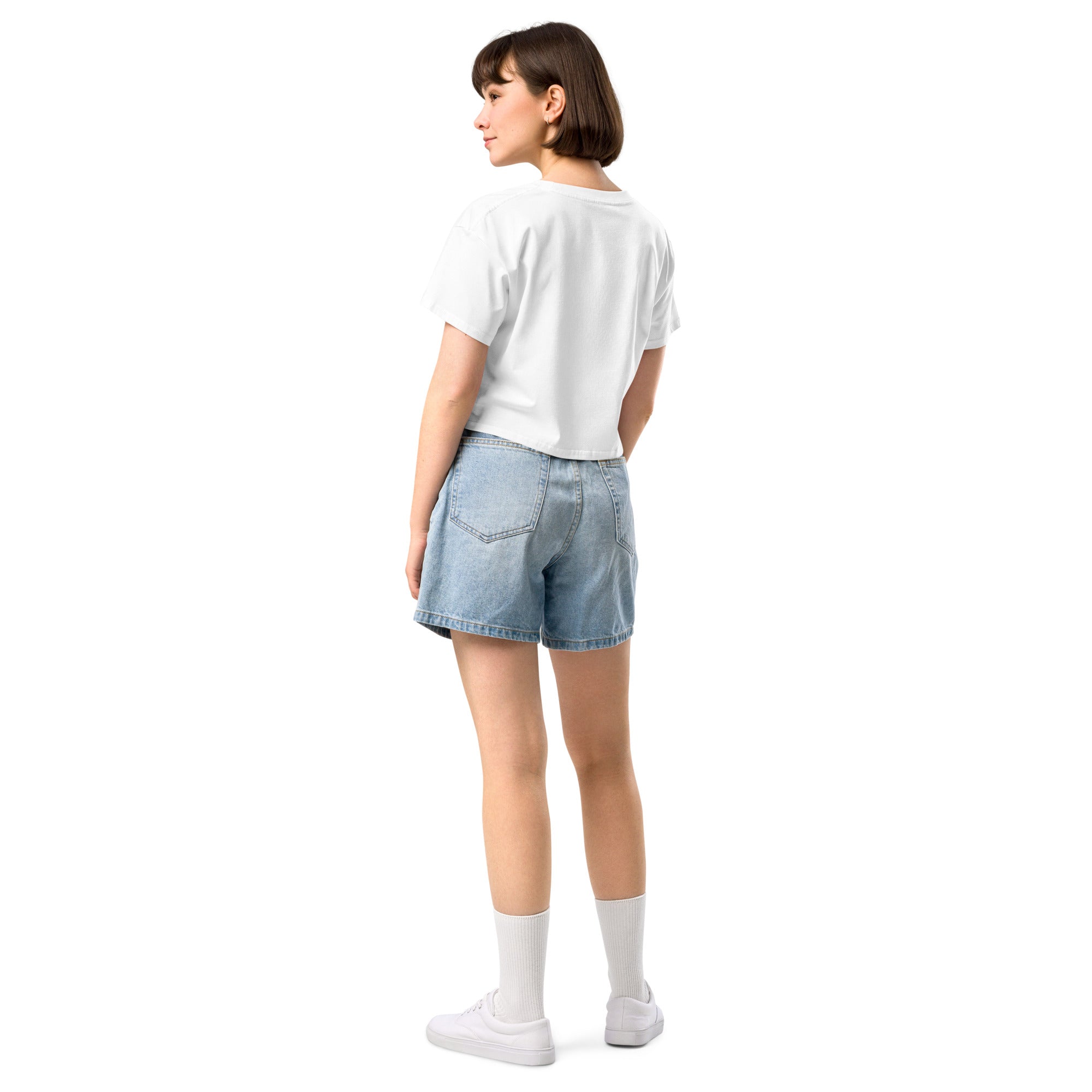 ROSE RITUAL COTTON CROP TOP - Glow By Hellen Main image