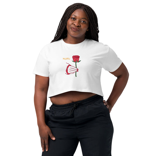 ROSE RITUAL COTTON CROP TOP - Glow By Hellen