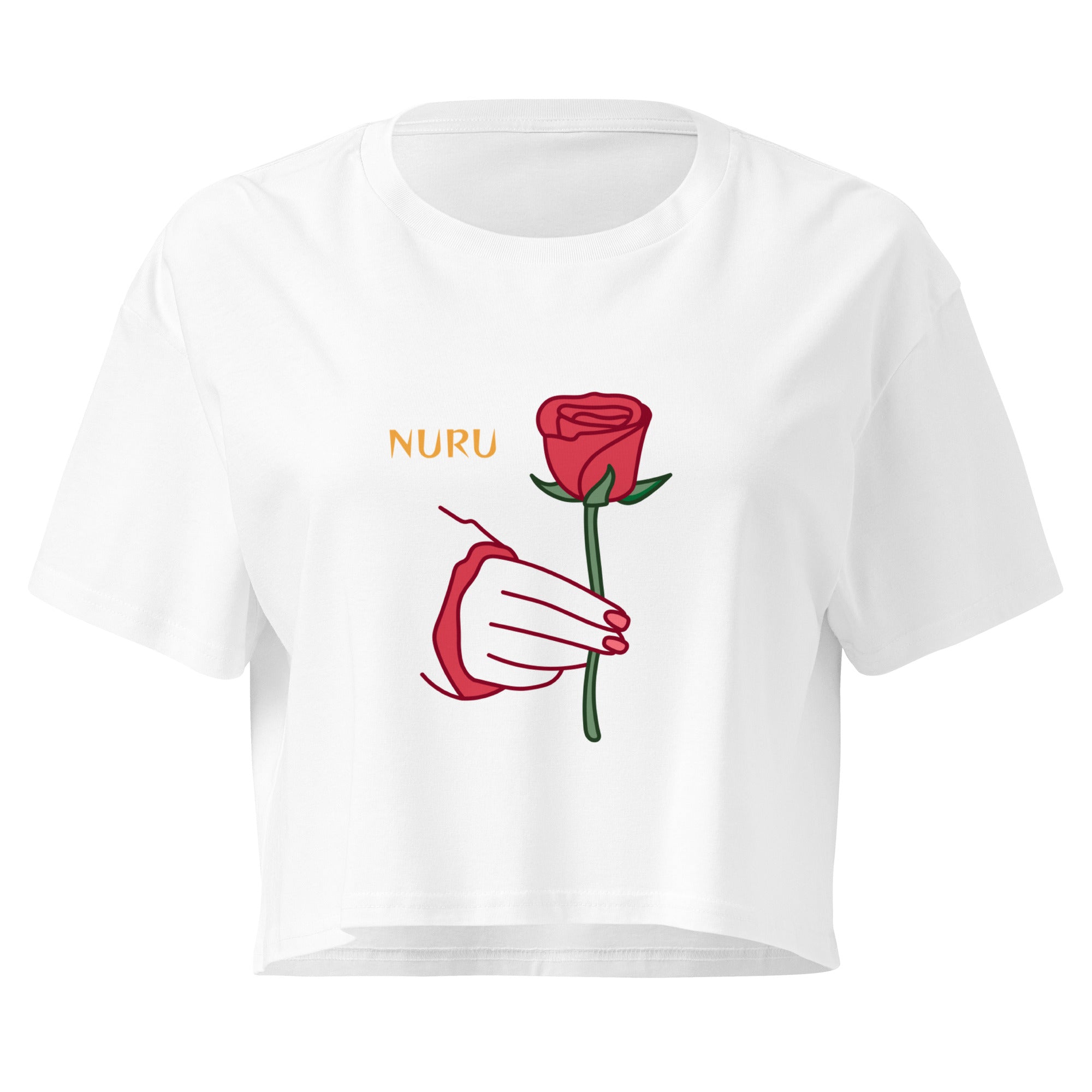 ROSE RITUAL COTTON CROP TOP - Glow By Hellen