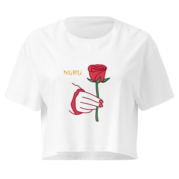 ROSE RITUAL COTTON CROP TOP - Glow By Hellen