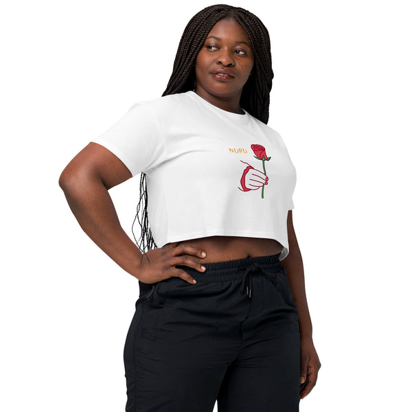 ROSE RITUAL COTTON CROP TOP - Glow By Hellen