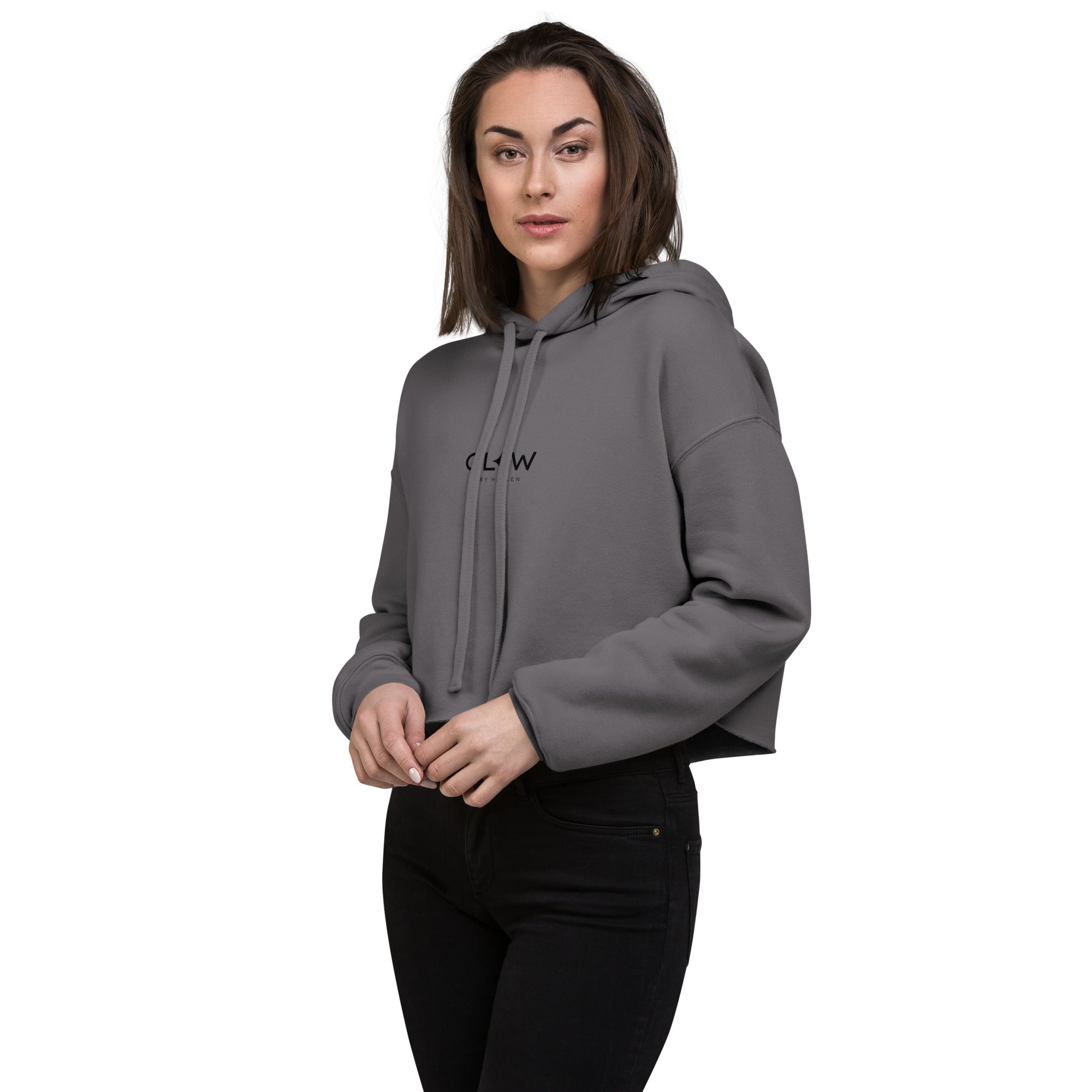 GLOW SIGNATURE CROP HOODIE - Glow By Hellen