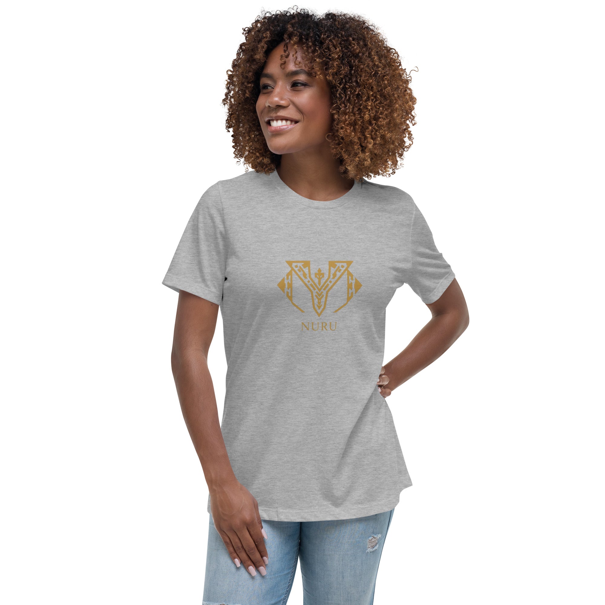 NURU WOMEN'S RELAXED T-SHIRT - Glow By Hellen