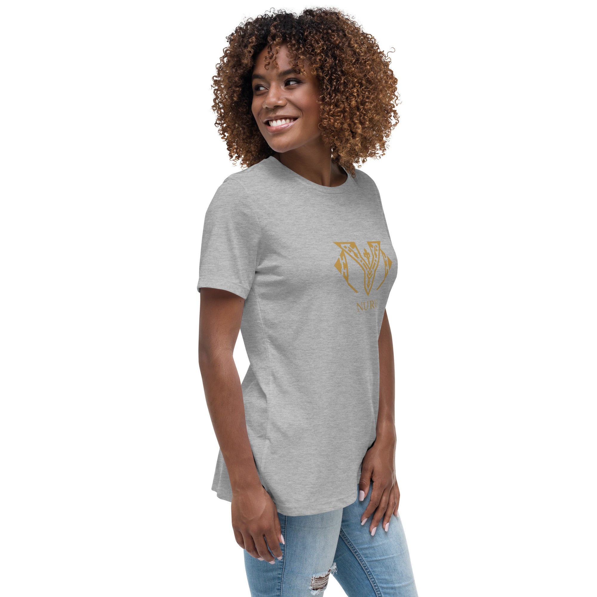 NURU WOMEN'S RELAXED T-SHIRT - Glow By Hellen