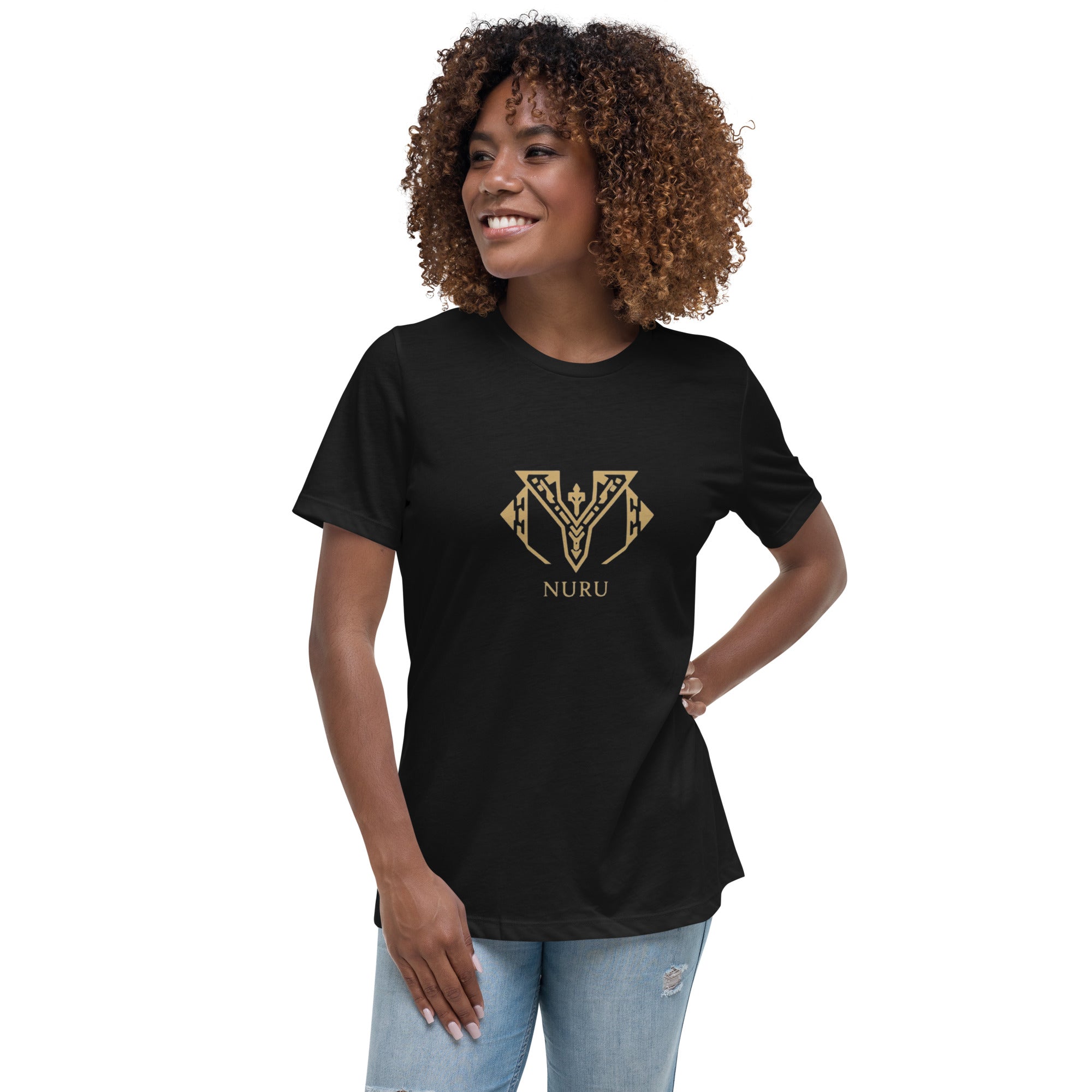 NURU WOMEN'S RELAXED T-SHIRT - Glow By Hellen